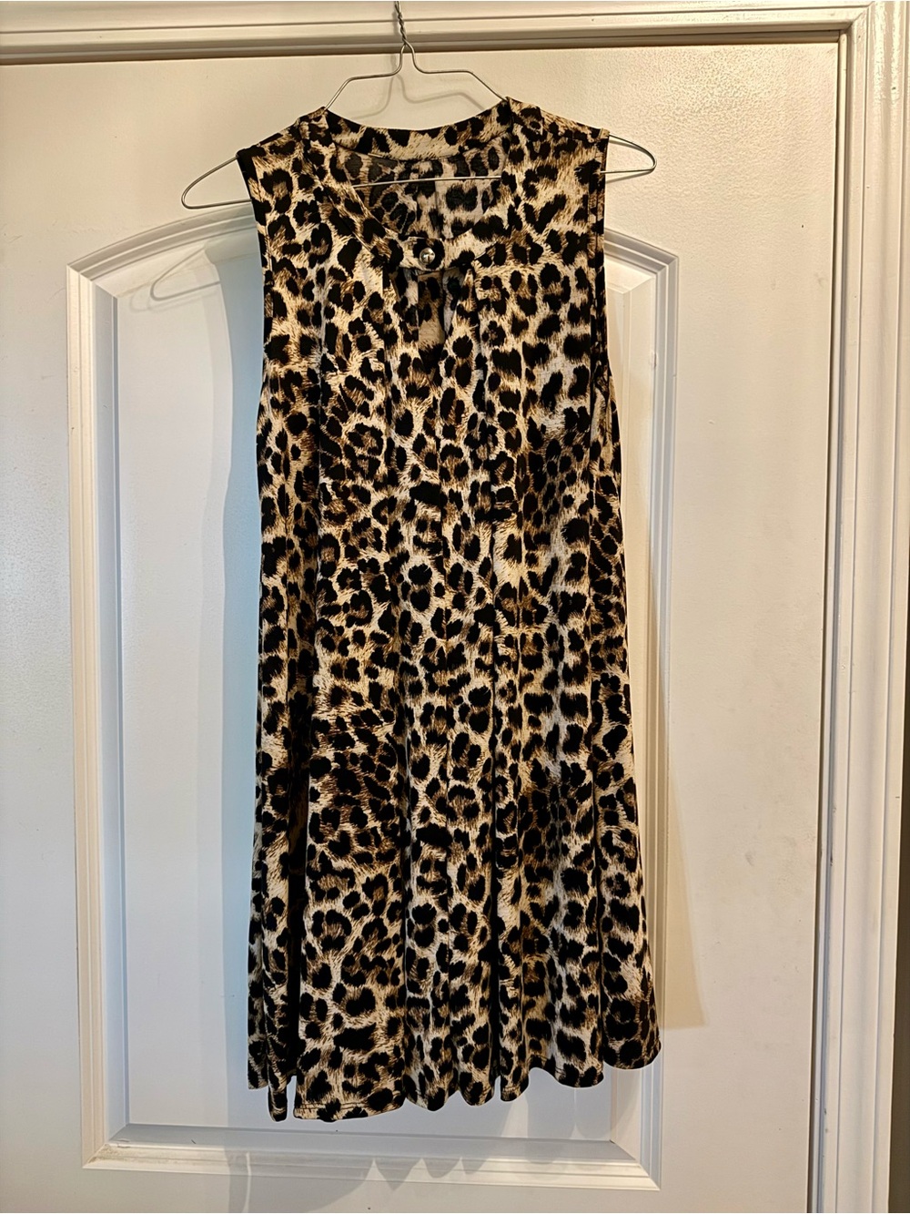 NWOT Cheetah print dress size medium.